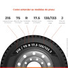 Kit 4 Pneu Xbri Aro 17.5 215/75r17.5 135/133J 16PR Ecoway Liso Rodoviário