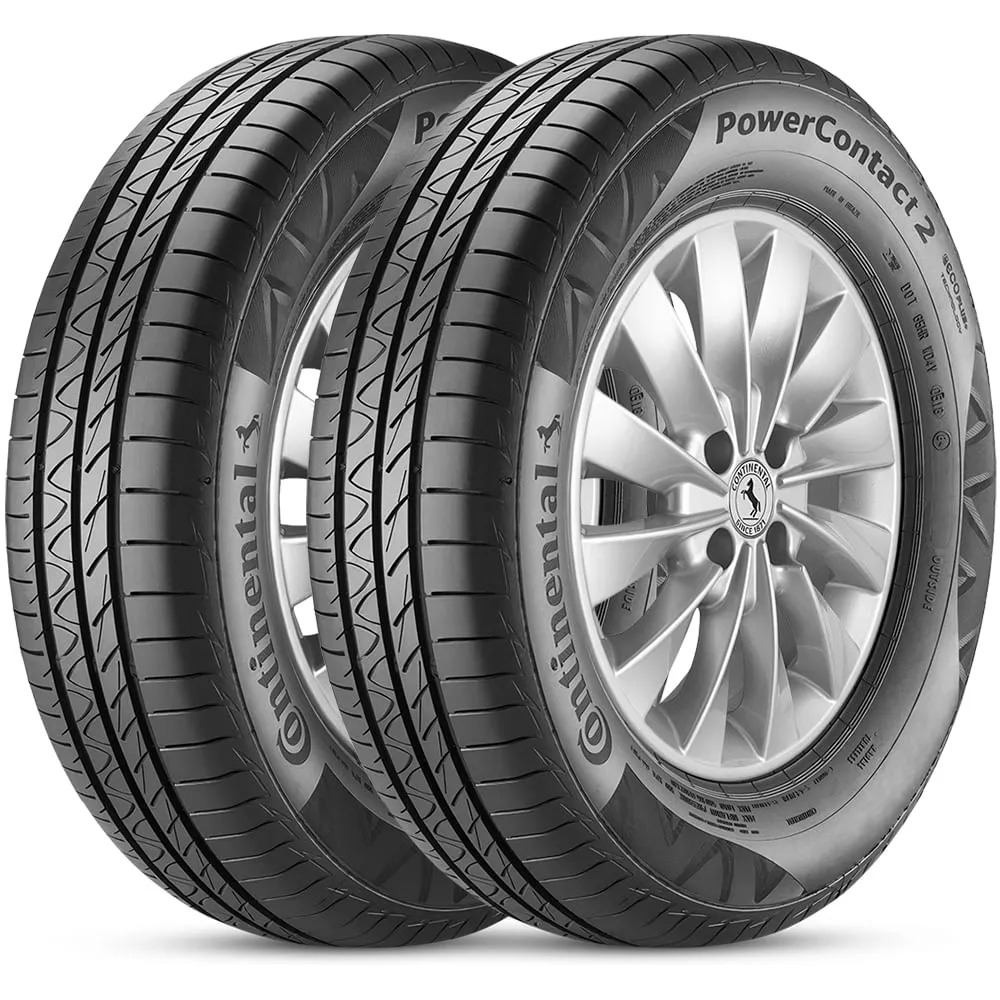 Kit 2 Pneu Continental Aro 14 175/70r14 84T Powercontact 2 Kit 2 Pneu Continental Aro 14 175/70r14 84T Powercontact 2
