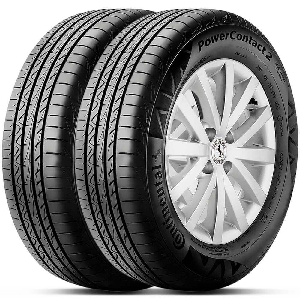 Kit 2 Pneu Aro 16 215/60R16 Continental 92H Power Contact2 Kit 2 Pneu Aro 16 215/60R16 Continental 92H Power Contact2